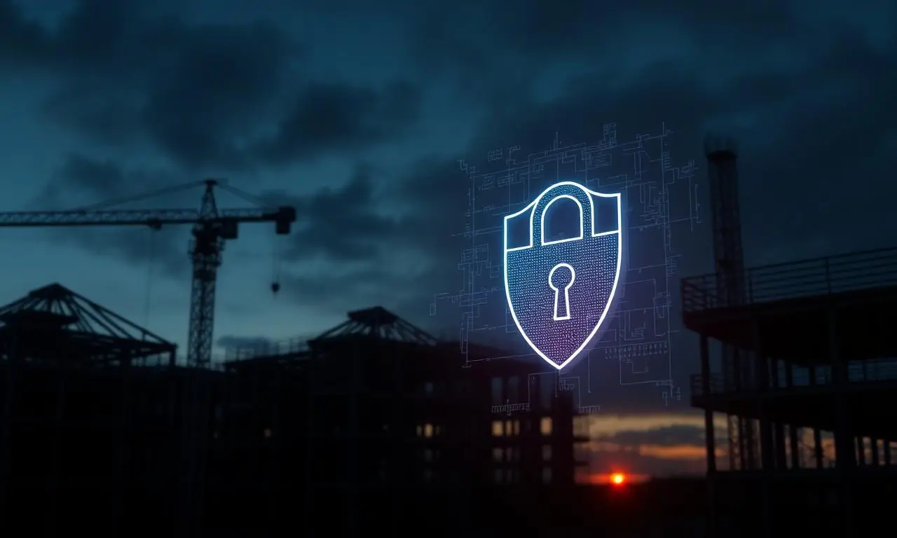 Cyber security for UK construction & property — illustrative hero