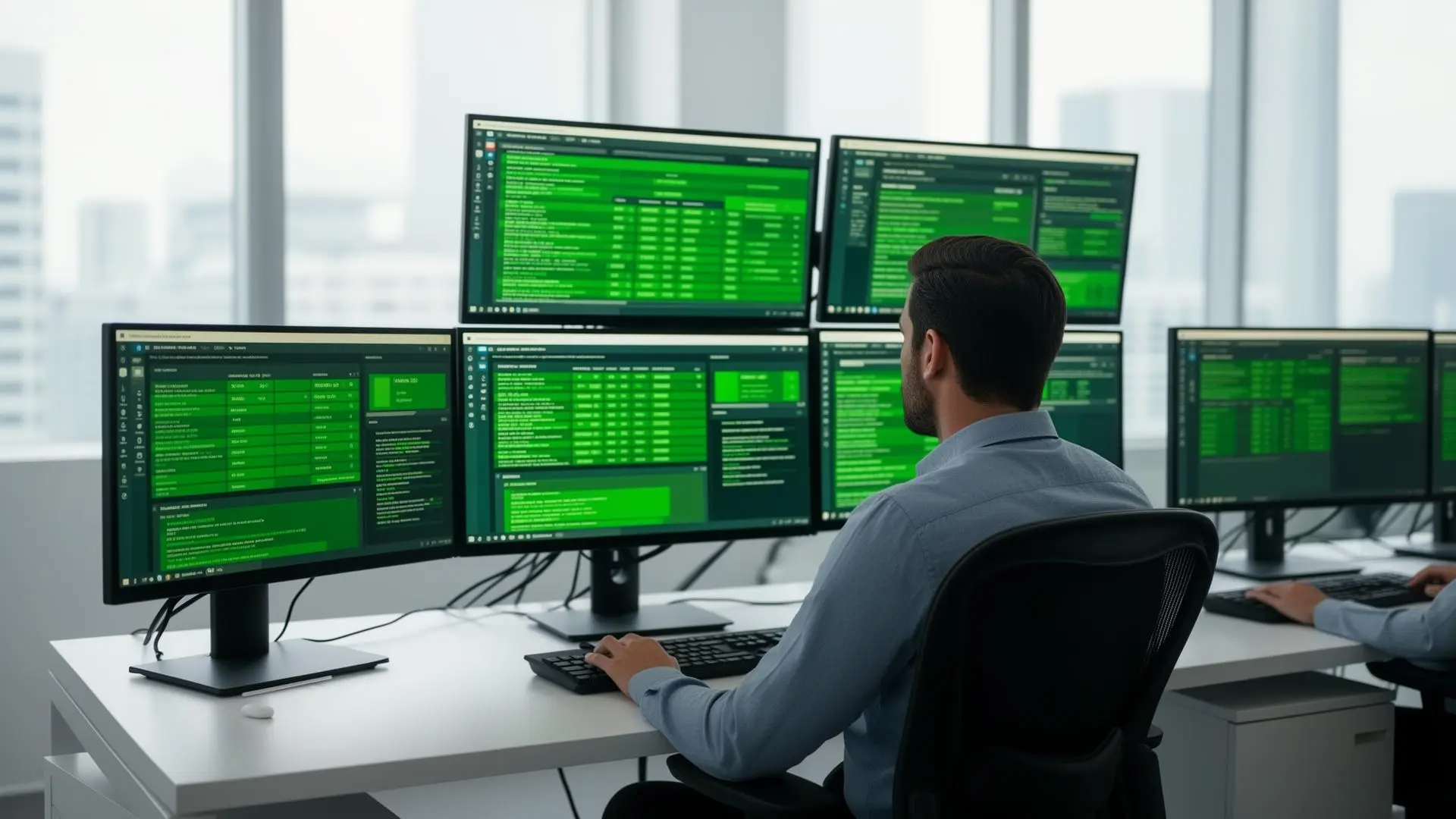 UK security operations team monitoring threat dashboards