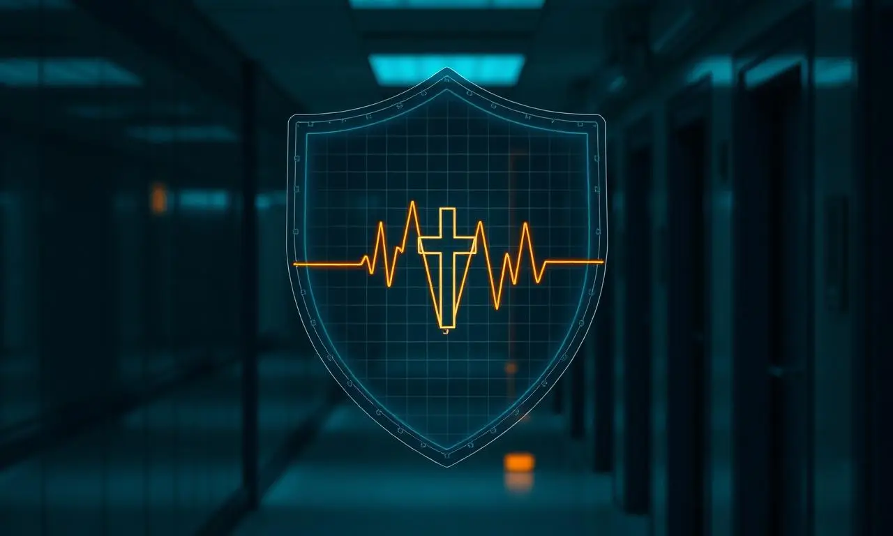 Cyber security for UK healthcare — illustrative hero