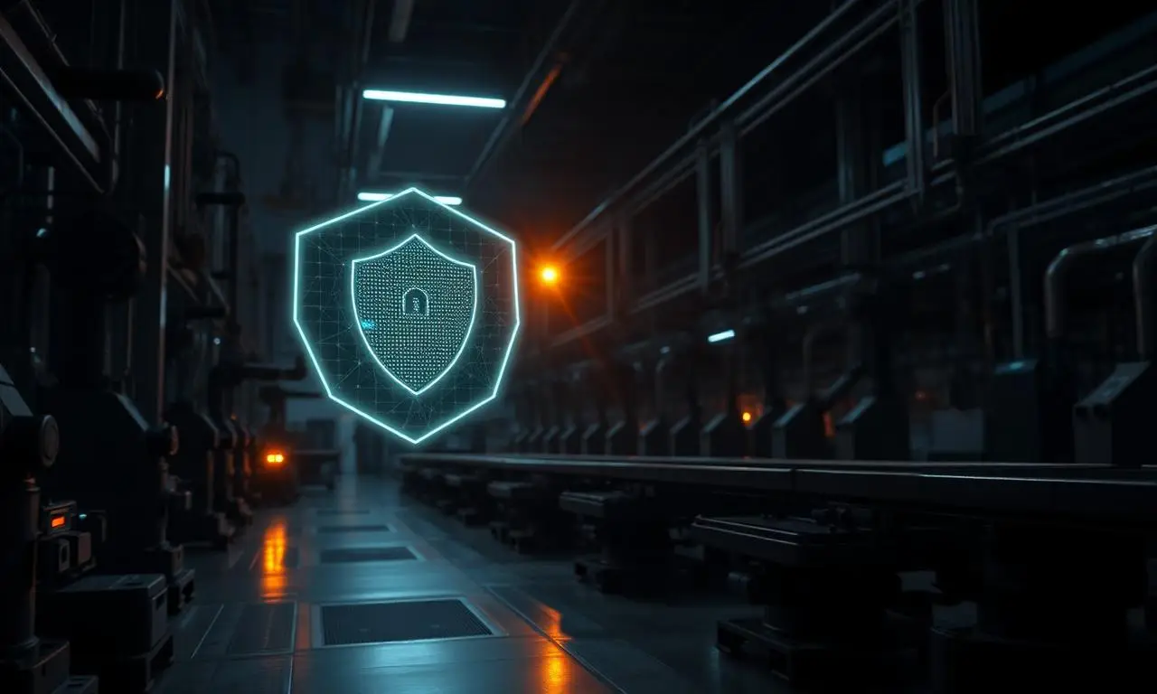 Cyber security for UK manufacturing — illustrative hero